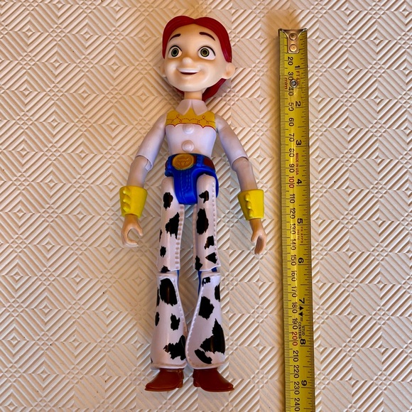 2017 Toy Story 4 Jessie 9” Figure Disney Pixar Mattel Bendable Cowgirl No Hat - Picture 7 of 8